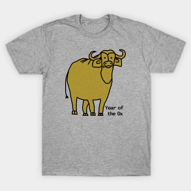 Year of the Ox T-Shirt by ellenhenryart